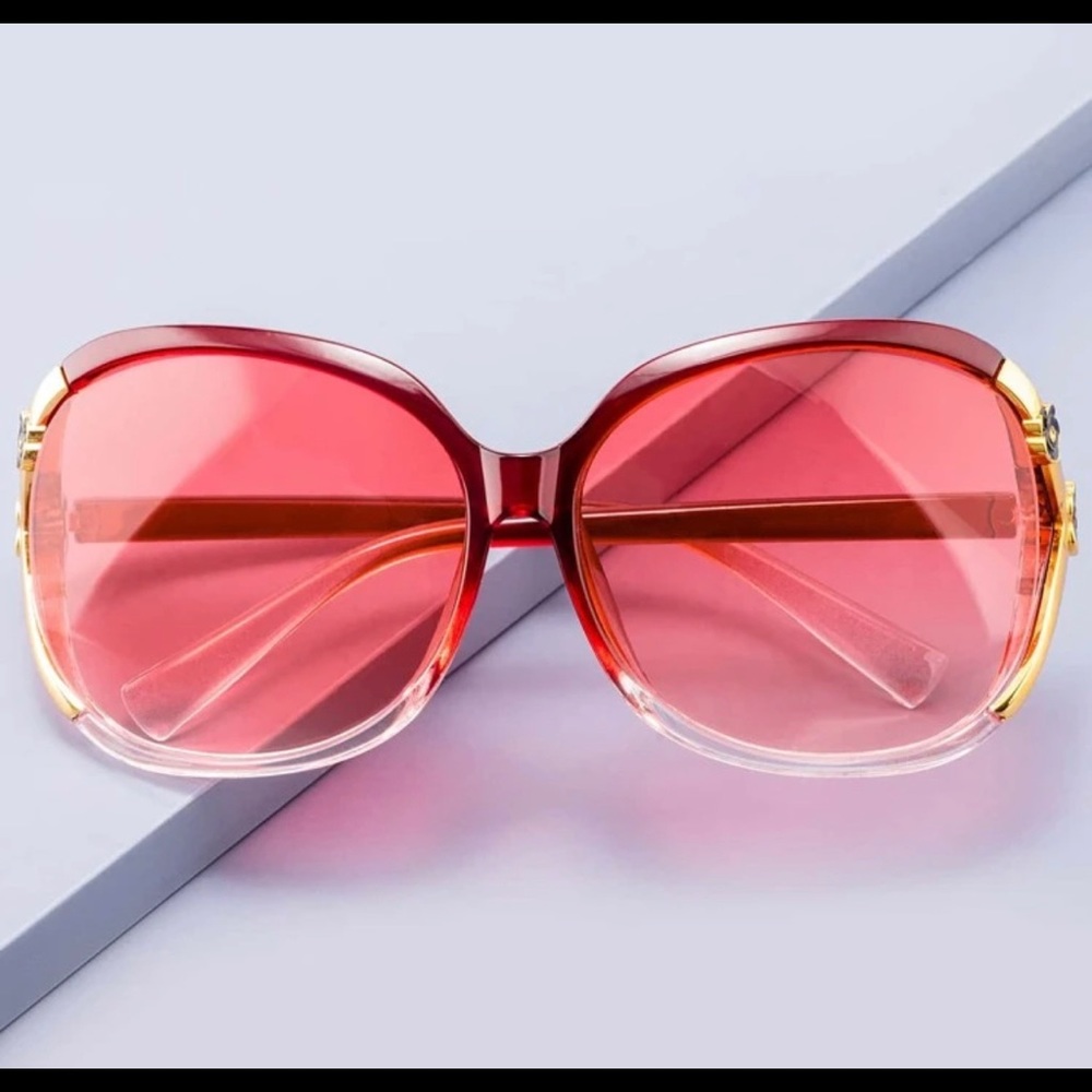 🕶 2/$22 Pink ombré sunglasses / NWOT - Picture 5 of 5